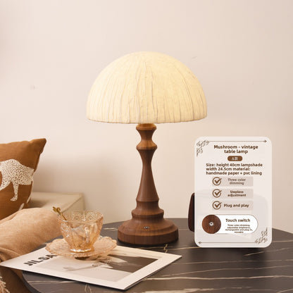 Mushroom Shape Dimmable Table Lamp