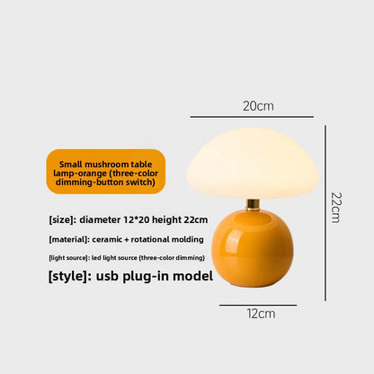 Mushroom Shape USB LED Table Lamp Night Light