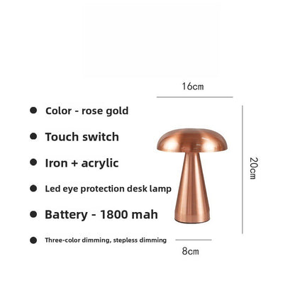 Mushroom-shaped lamp