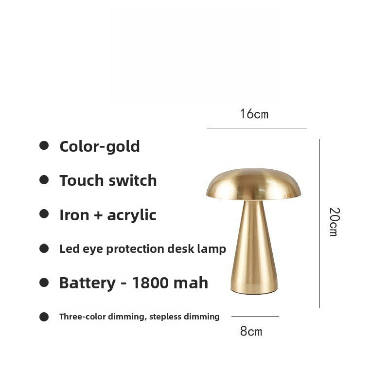 Mushroom-shaped lamp