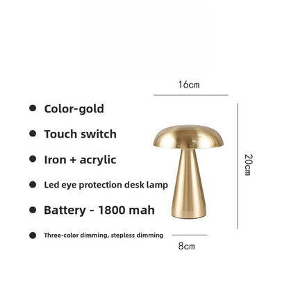 Mushroom-shaped lamp