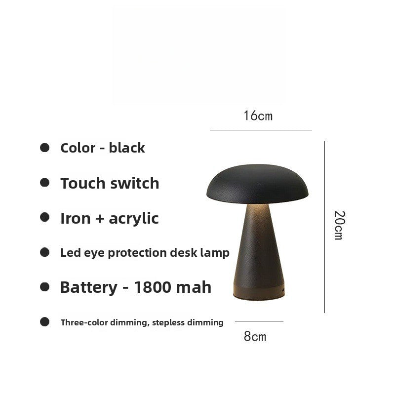 Mushroom-shaped lamp