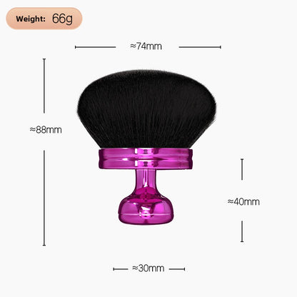Mushroom-shaped large makeup brush