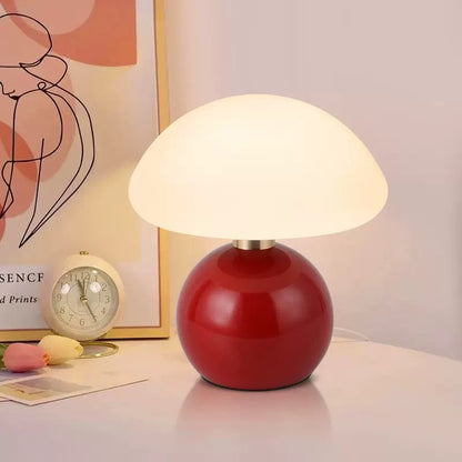 Mushroom-Shaped Small Table Lamp