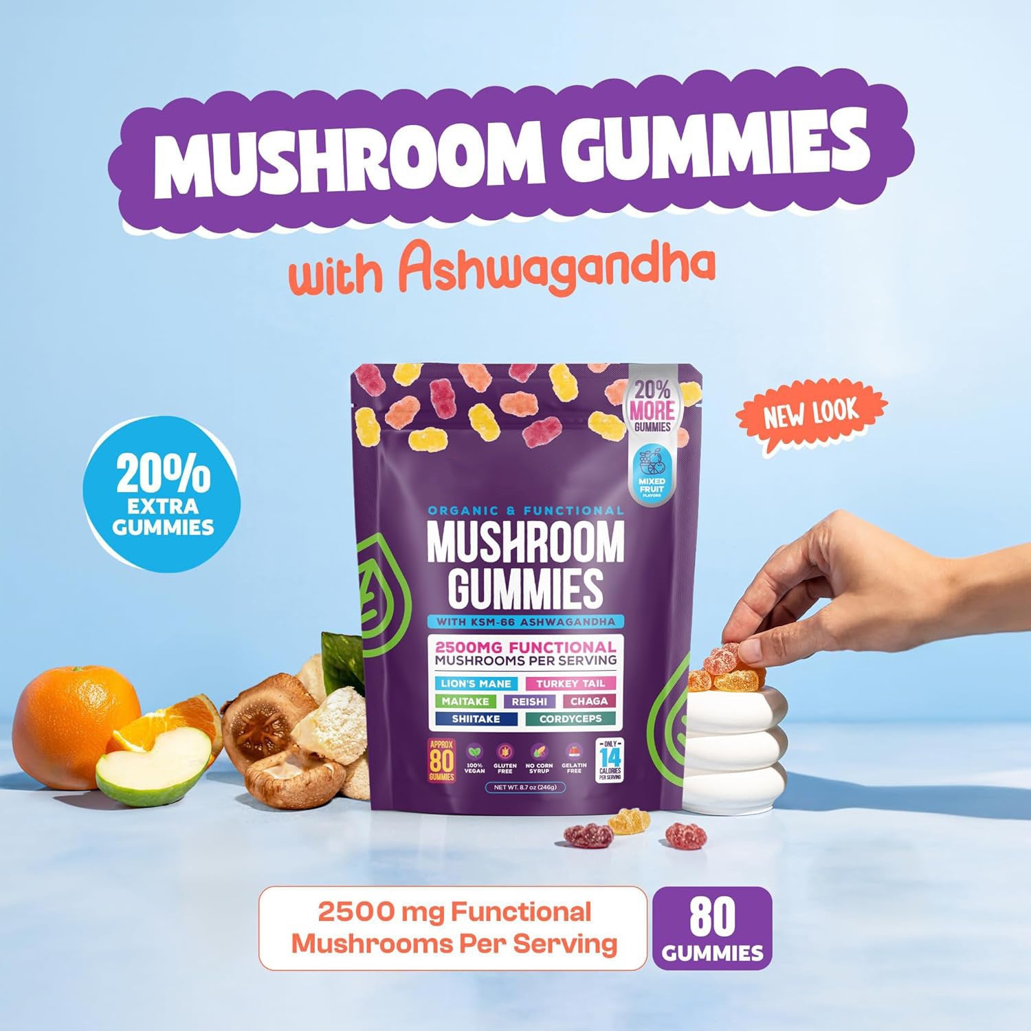 Mushroom Supplement Gummies