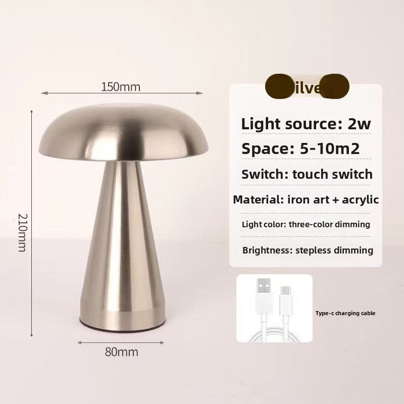 Mushroom table lamp