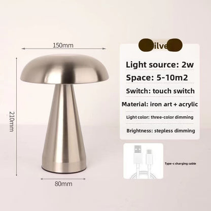 Mushroom table lamp