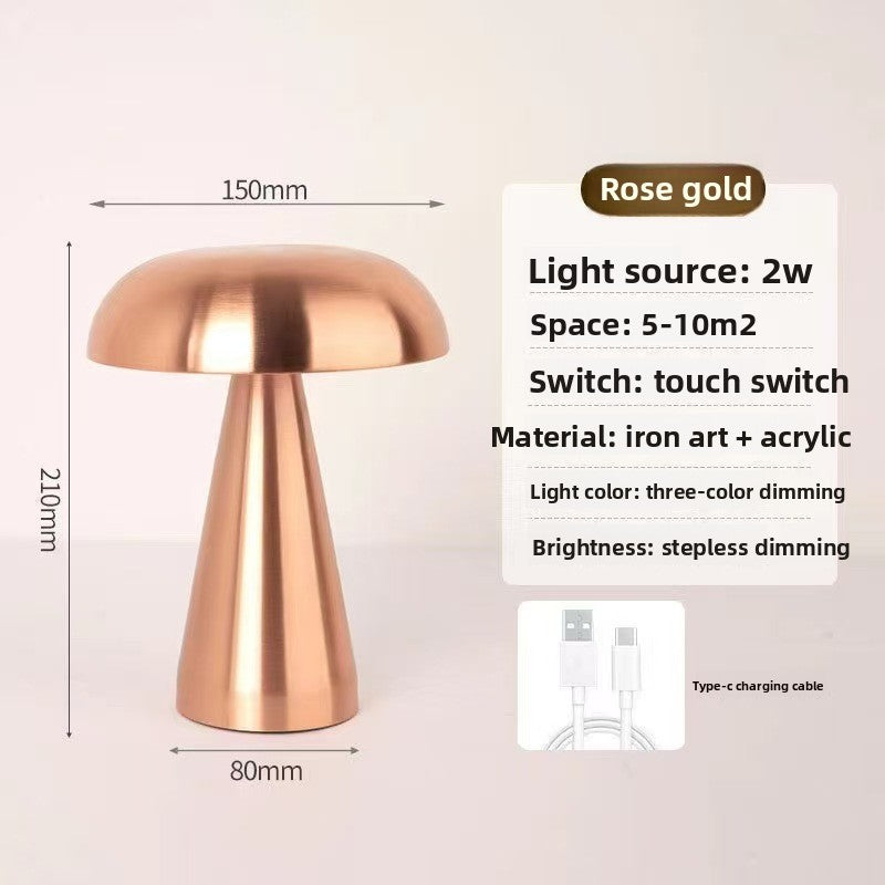 Mushroom table lamp