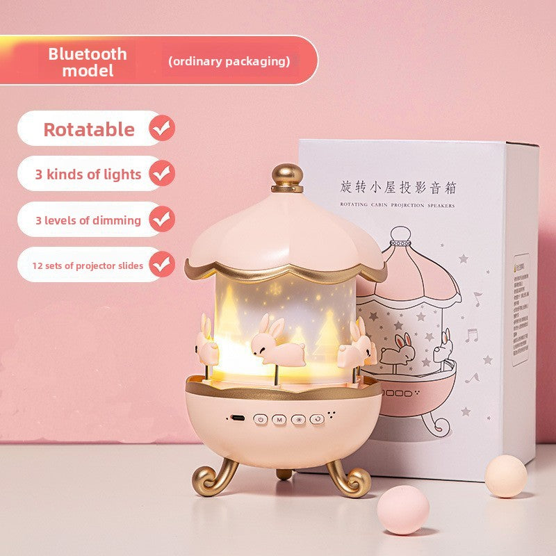 Music box starry sky projector