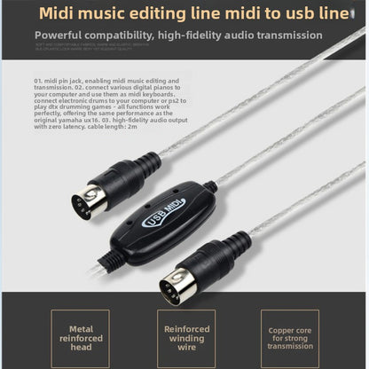 Music editing cable connection