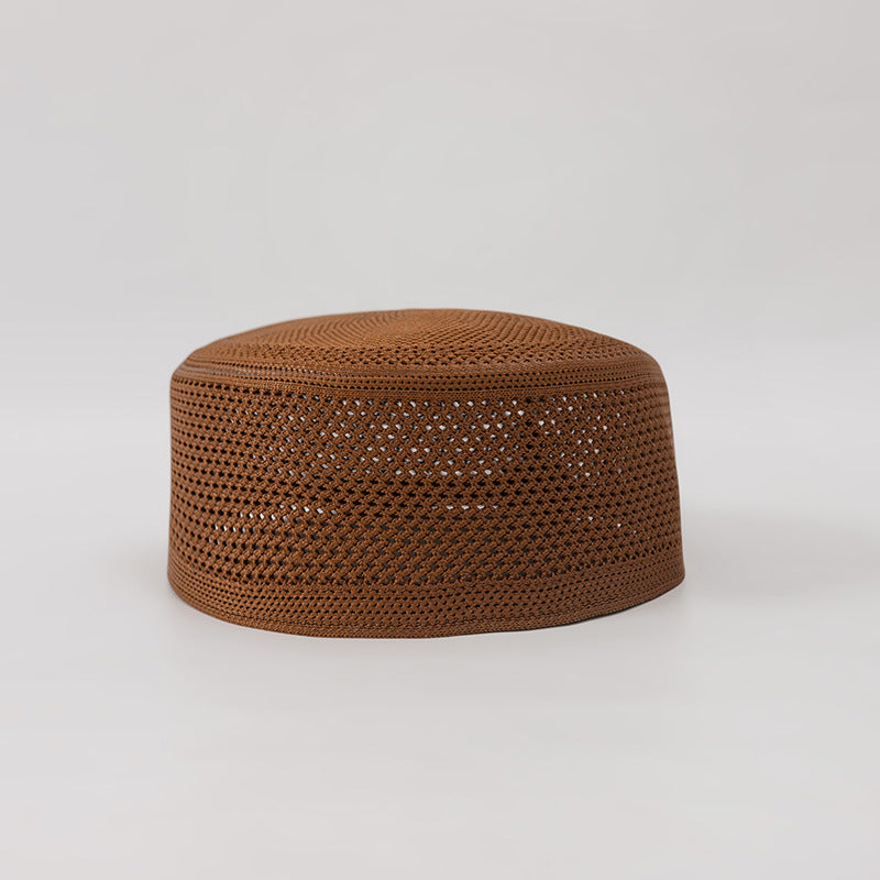 Muslim Prayer Hat Cotton Flat Top Cap