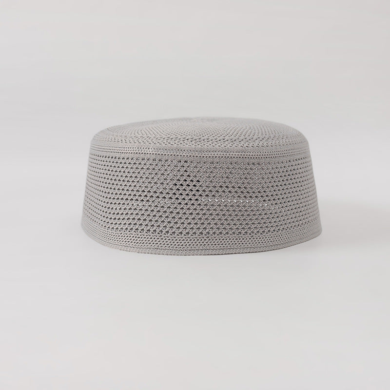 Muslim Prayer Hat Cotton Flat Top Cap