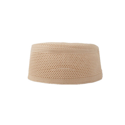 Muslim Prayer Hat Cotton Flat Top Cap