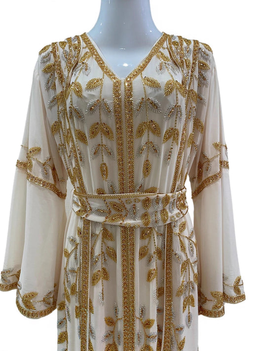 Muslim robe beaded dress