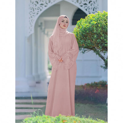 Muslim Women's Long Robe with Headscarf