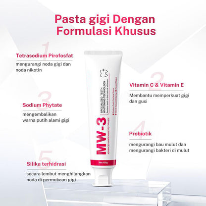 MW-3 Whitening Probiotic Toothpaste