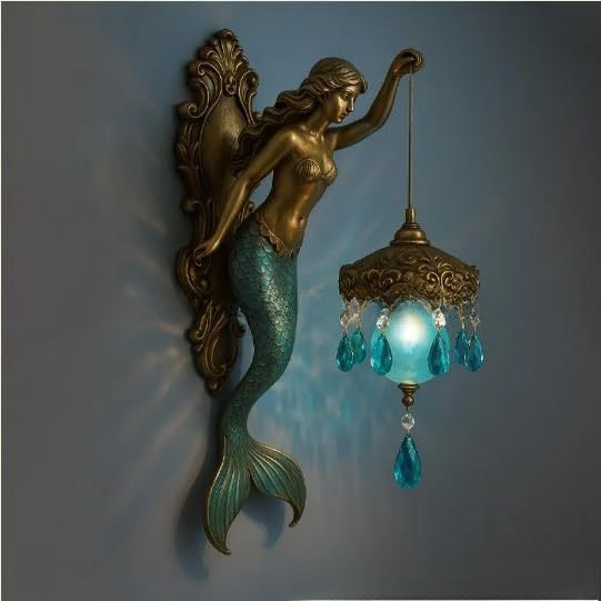 Mythological Resin Wall Lamp