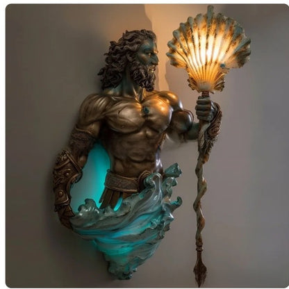 Mythological Resin Wall Lamp