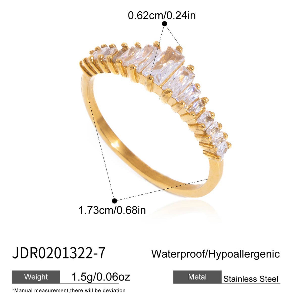 n Multi-Layered Split Ring Titanium Steel
