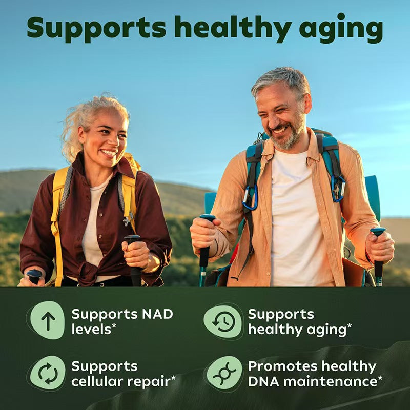 NAD+ Nicotinamide Supplement Capsules 60 Count