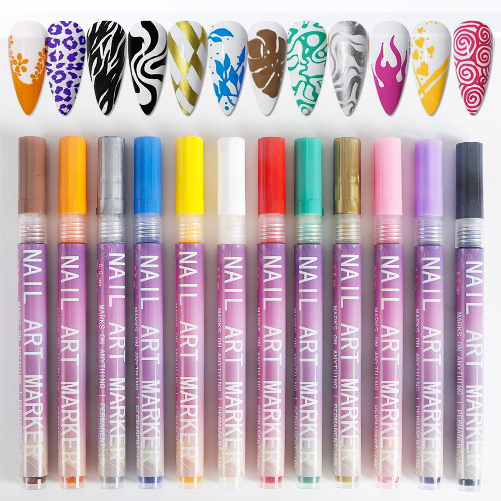 Nail Art Graffiti Pen Set