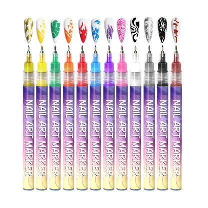 Nail art graffiti pen