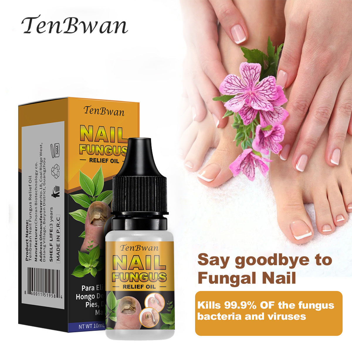 Nail Brightening Moisturizing Solution