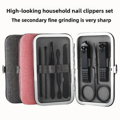 Black holster silver tools
