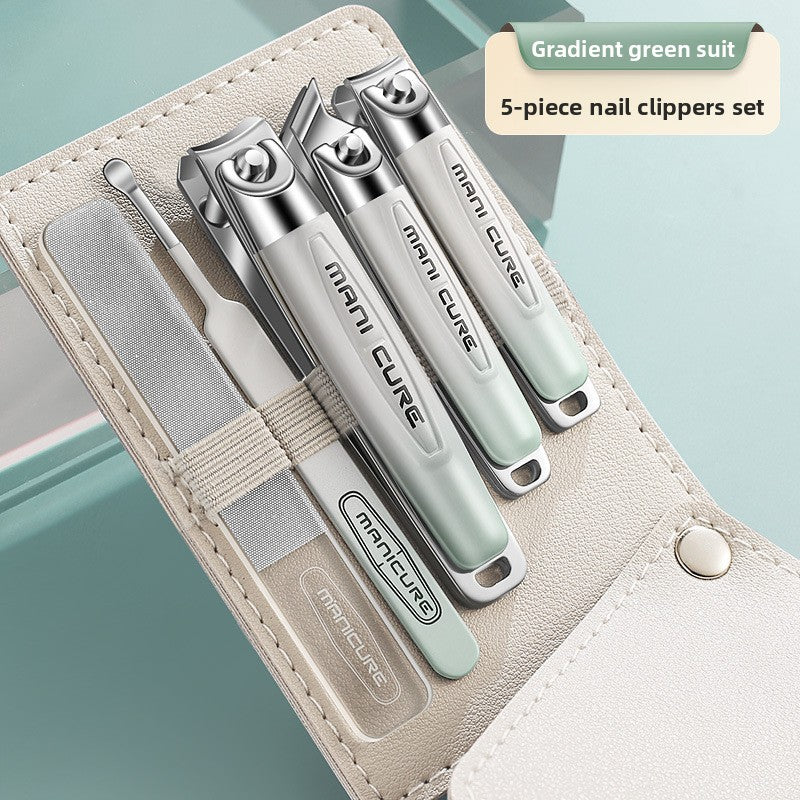 Nail clipper set, stainless steel nail clippers