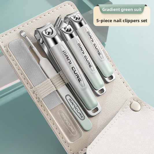 Nail clipper set, stainless steel nail clippers