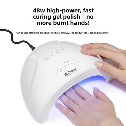 Nail lighting therapy machine