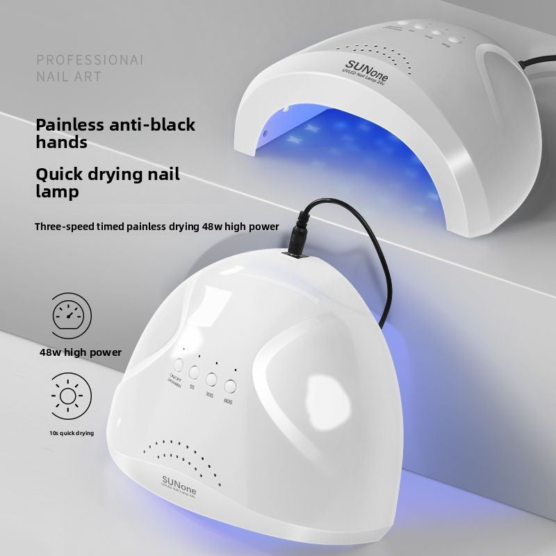 Nail lighting therapy machine