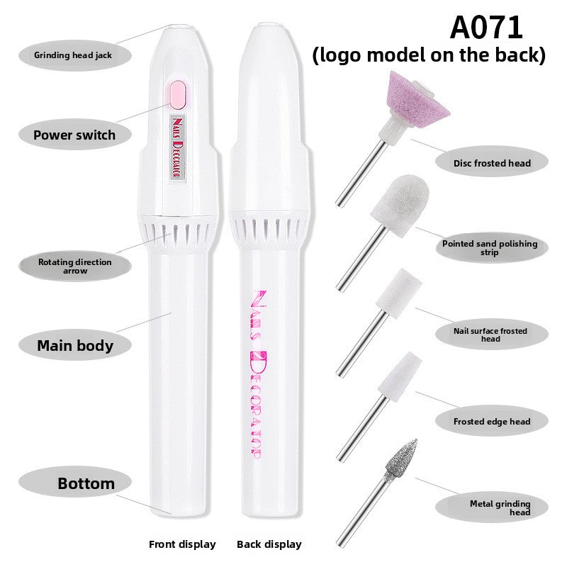 Nail polishing electric grinder