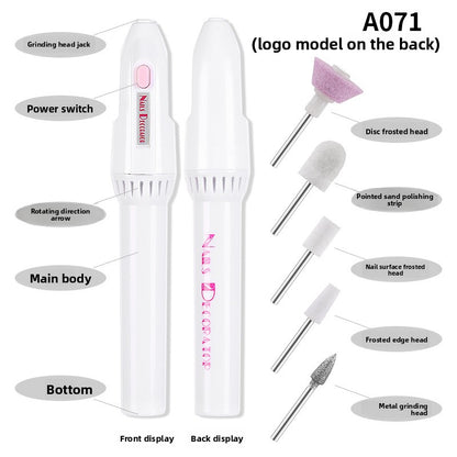 Nail polishing electric grinder