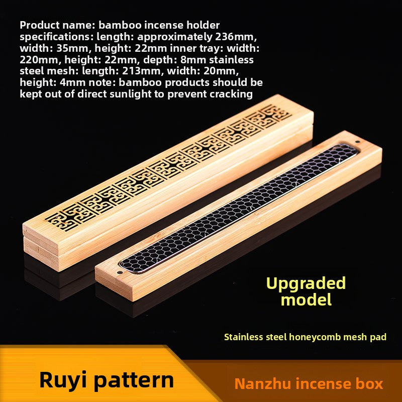 Nan竹 Incense Stick Holder with Amber Fragrance