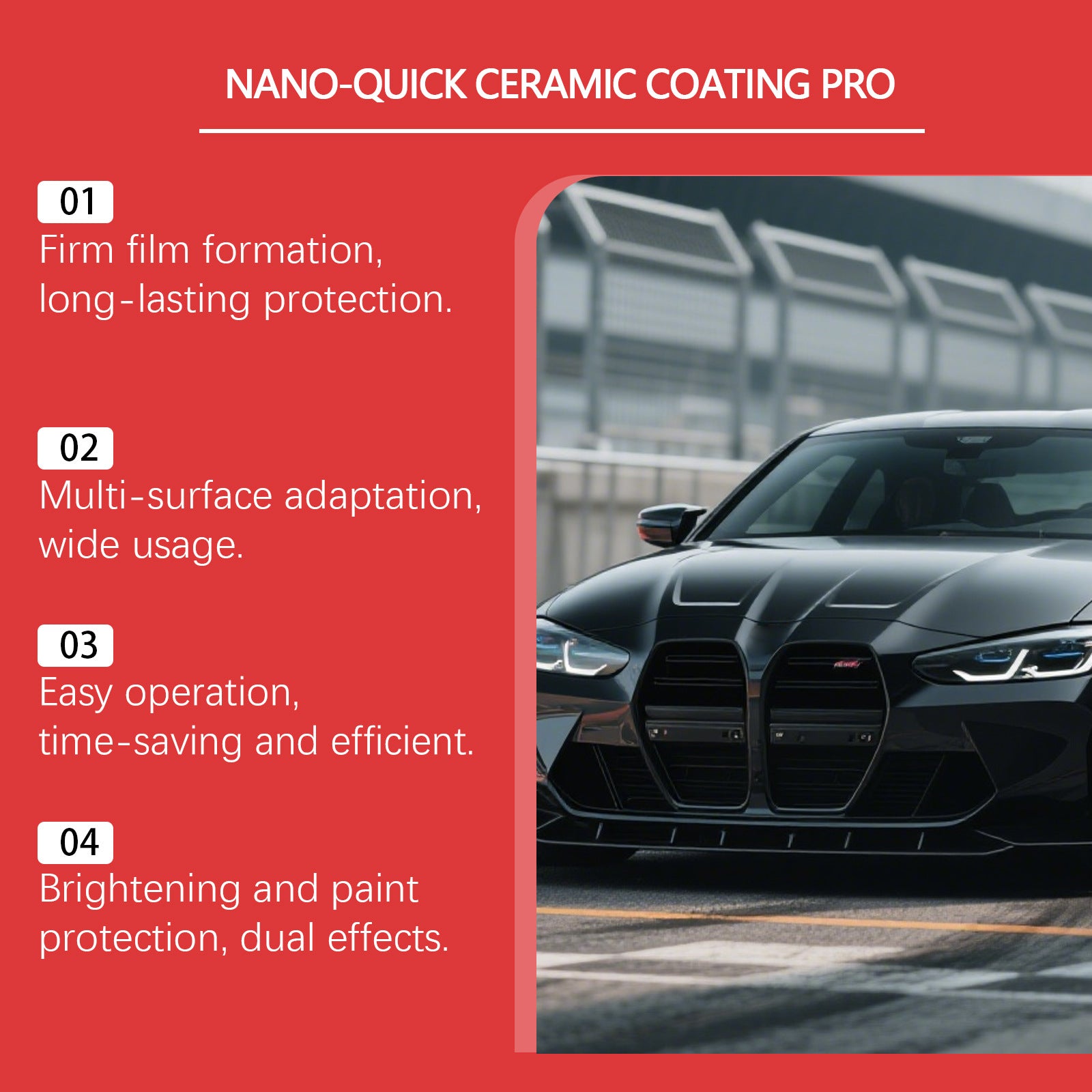 Nano Ceramic Coating Car Protection Set