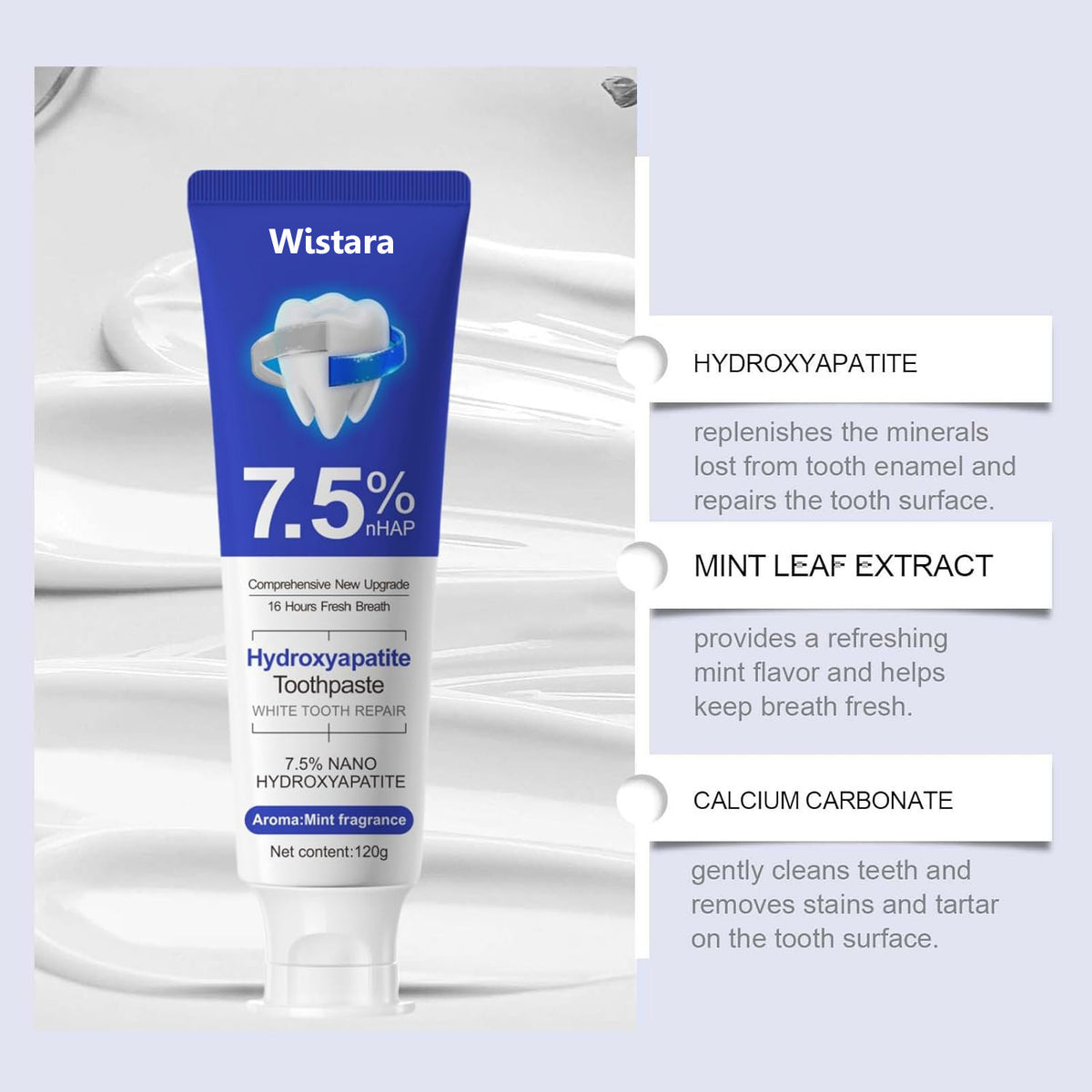 Nano Hydroxyapatite Toothpaste 120g