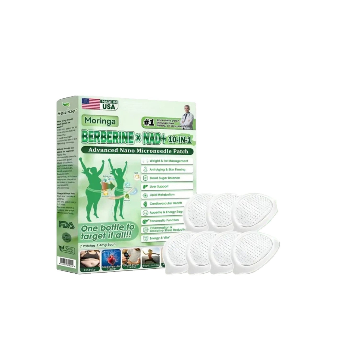 Nano Microneedle Metabolic Support Patch
