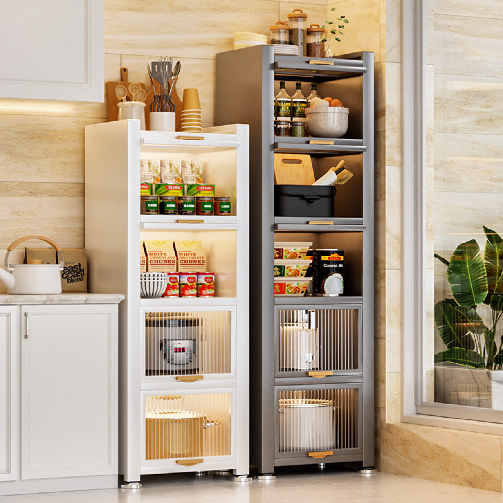 Narrow Storage Cabinet Multi Tier Organizer