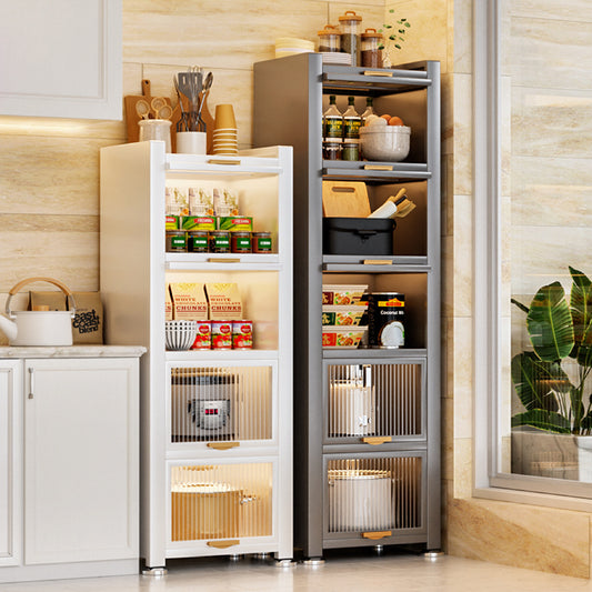 Narrow Storage Cabinet Multi Tier Organizer