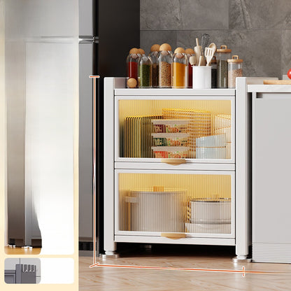 Narrow Storage Cabinet Multi Tier Organizer