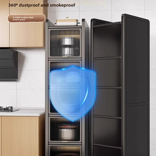 Narrow Storage Cabinet Multi Tier Organizer