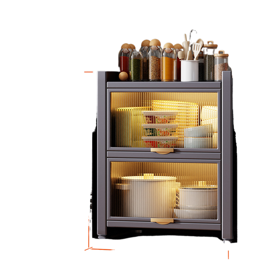 Narrow Storage Cabinet Multi Tier Organizer