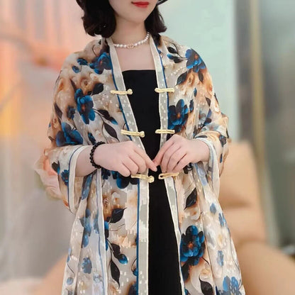 National Style Silk Scarf