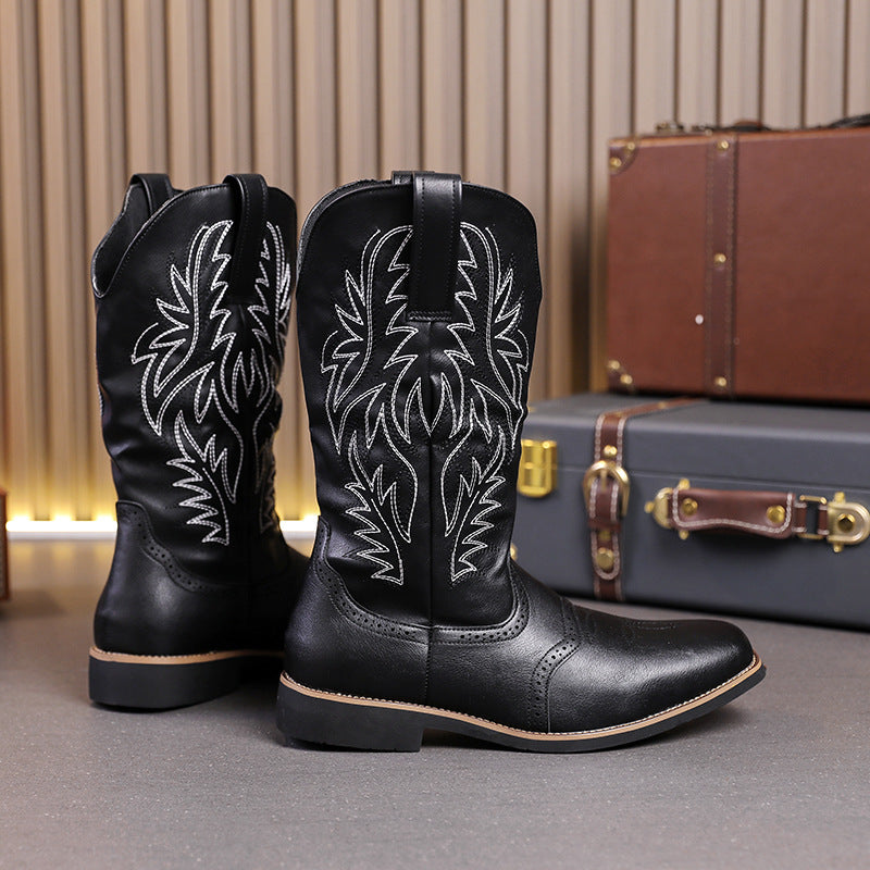 National Trend Floral Martin High-Top Boots