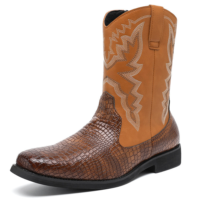 National Trend Floral Martin High-Top Boots