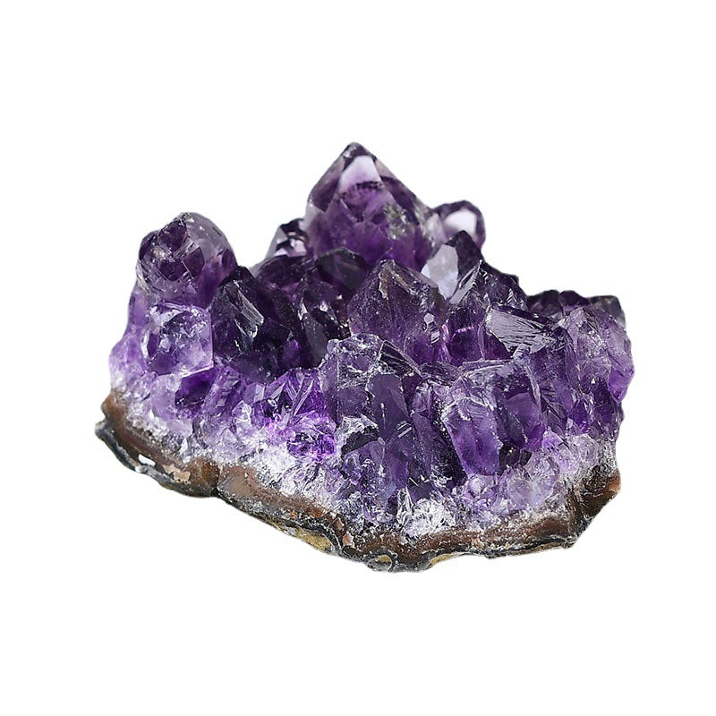 Natural Amethyst Crystal Cluster Decor