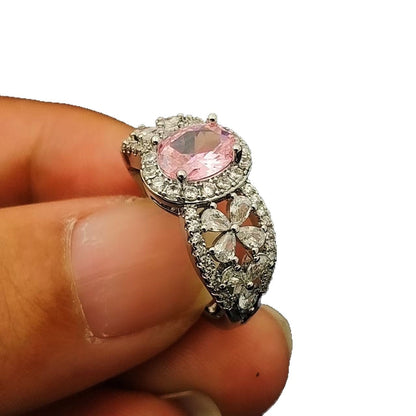 Natural amethyst ring