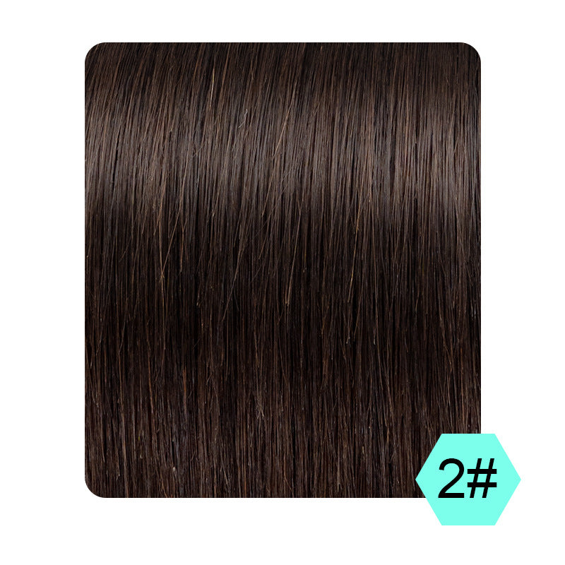 Natural and seamless hair extension wig