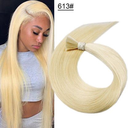 Natural and seamless hair extension wig
